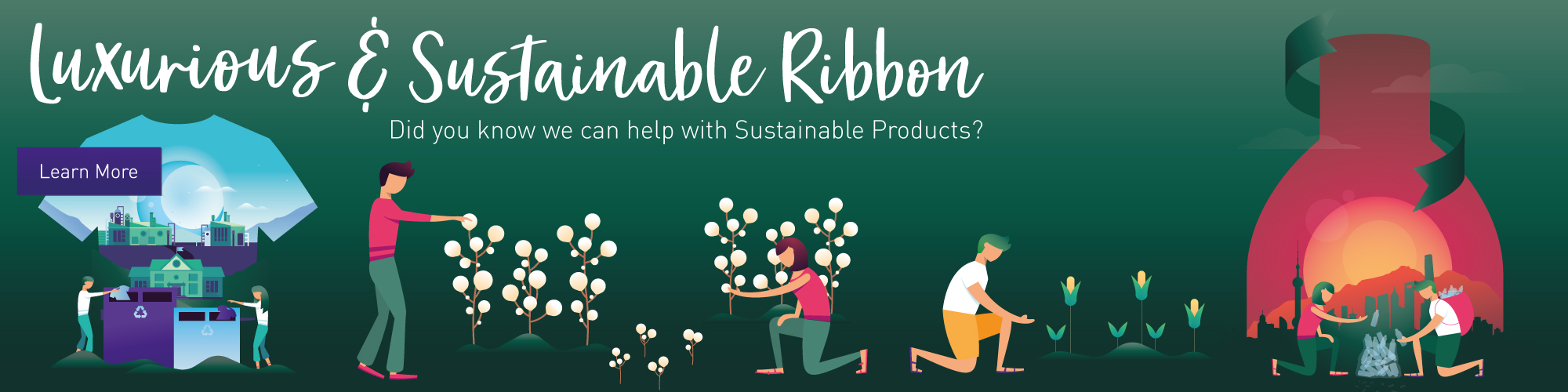 Cole Fabrics Plc | Personalised Printed Ribbons and Sustainable Ribbons